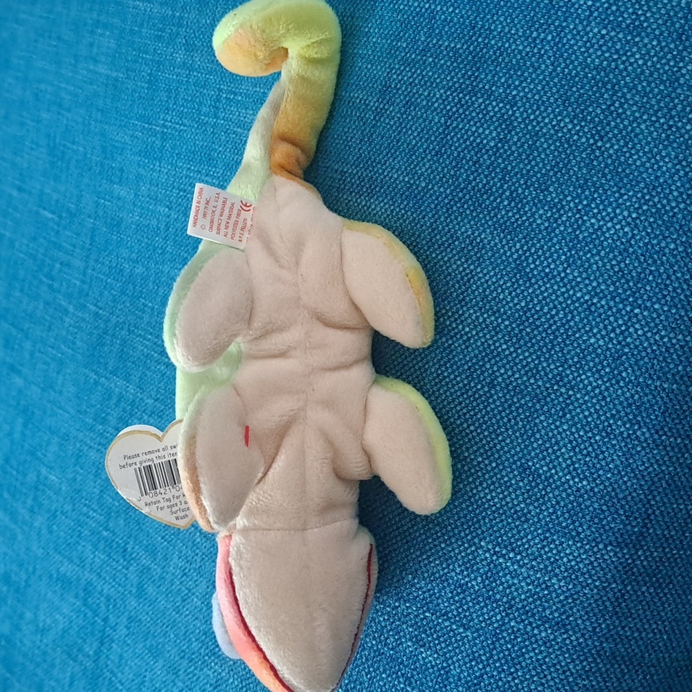 Iggy ty Colorful Plush Chameleon Toy 1997 - Picture 4 of 8